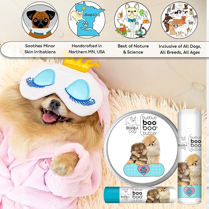 The Blissful Dog BB-POM-16OZ Pomeranian Boo Butter, 16 oz.