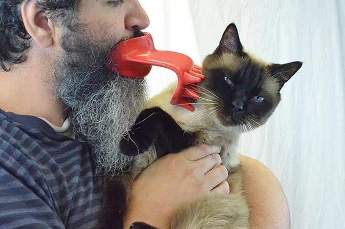 Lick'em Lick'em Tongue Cat Scratcher – Funny Novelty Gag Gift for Cat Lovers