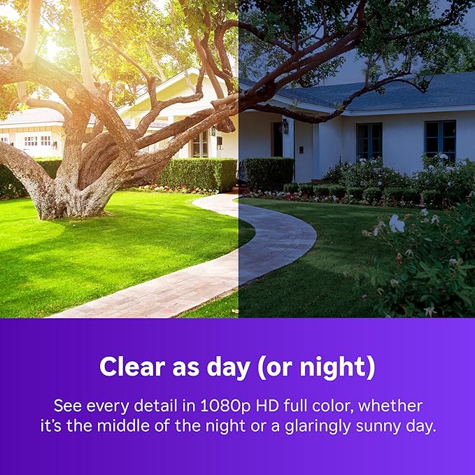 Roku Battery Camera for Home Security - New 2025 Weather-Resistant Indoor & Outdoor Wireless Camera & Pet Monitor with 1080p HD & Two-Way Audio - Rechargeable, Motion Detection & Wi-Fi (Pack of 2)