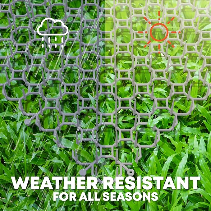 Petfolio 12 Pack Scat Mat for Cats - 16 x 8 Inch Cat Deterrent Mat with Spikes with 1 Inch Spikes, 6 Garden Staples & 10 Zip Ties. Pet Training Mat for Cat Repellent Indoor & Outdoor