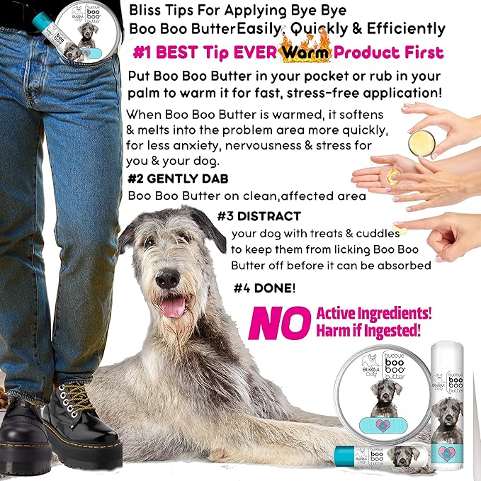 The Blissful Dog Irish Wolfhound Boo Boo Butter, 2 Ounce