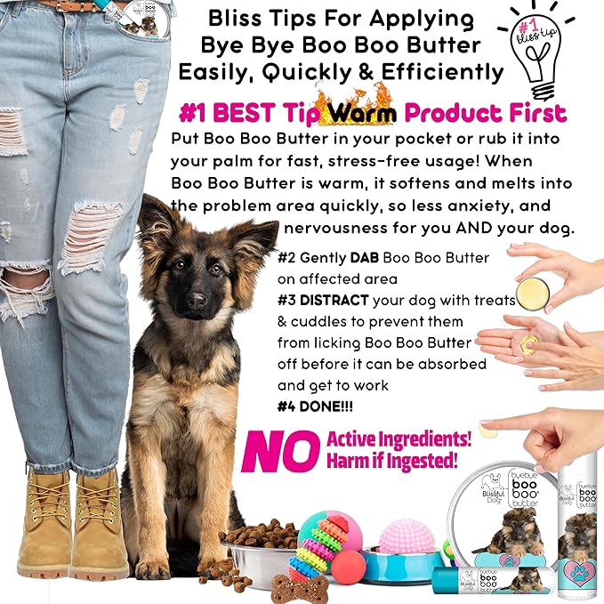 The Blissful Dog 2 oz TIN German Shepherd Booboo Butter
