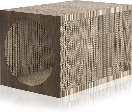 WAY BASICS Cat Scratching Post Tunnel (Tool-Free Assembly)