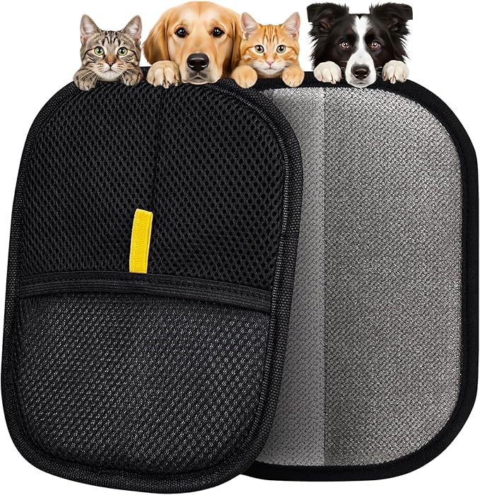 Pet Hair Removal Glove for Cats & Dogs, Reusable Magic Brush, Pet Hair Remover for Car Seat, Carpet, Couch, Magic Brush for Effortless