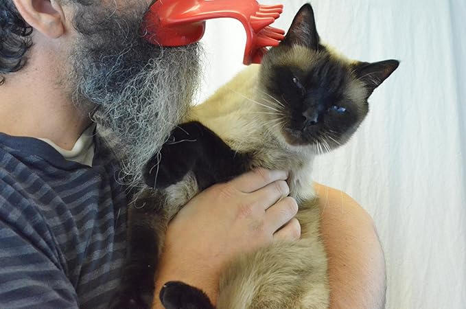Lick'em Lick'em Tongue Cat Scratcher – Funny Novelty Gag Gift for Cat Lovers