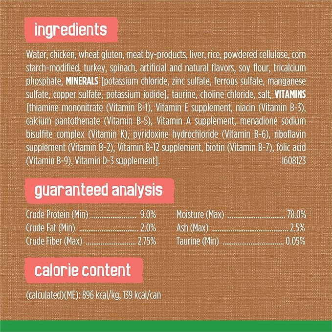 Purina Friskies Indoor Cat Food Chunky Chicken and Turkey Casserole With Garden Greens in Gravy 24/5.5 Oz - (Pack of 24) 5.5 Oz. Cans