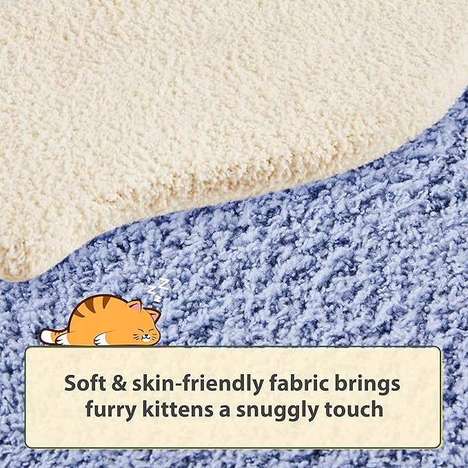 Yaheetech Cat Scratching Posts with Cat Bed, 35in Cat Scratcher with 2 Scratching Posts for Indoor Cats, Sisal Scratch Posts with Replaceable Ball for Kittens Adults Cats