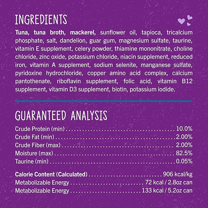 Stella & Chewy's Carnivore Cravings Savory Shreds - Wet Cat Food - High-Moisture Formula with Premium Wild-Caught Tuna & Mackerel - Perfect for Picky Eaters - 5.2 oz, 8 Count