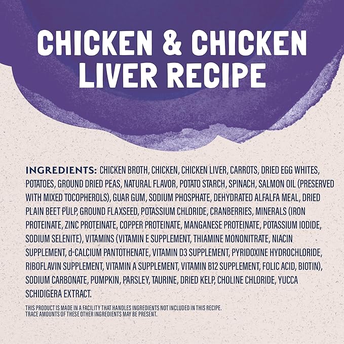 Natural Balance Original Ultra Platefulls Indoor Adult Grain Free Wet Cat Food, Chicken & Chicken Liver Recipe, 3 Ounce Pouch (Pack of 24)