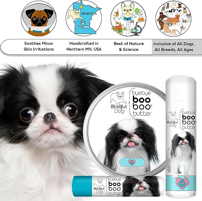 The Blissful Dog BB-JAPANESECHIN-16OZ Japanese Chin Boo Butter, 16 oz.