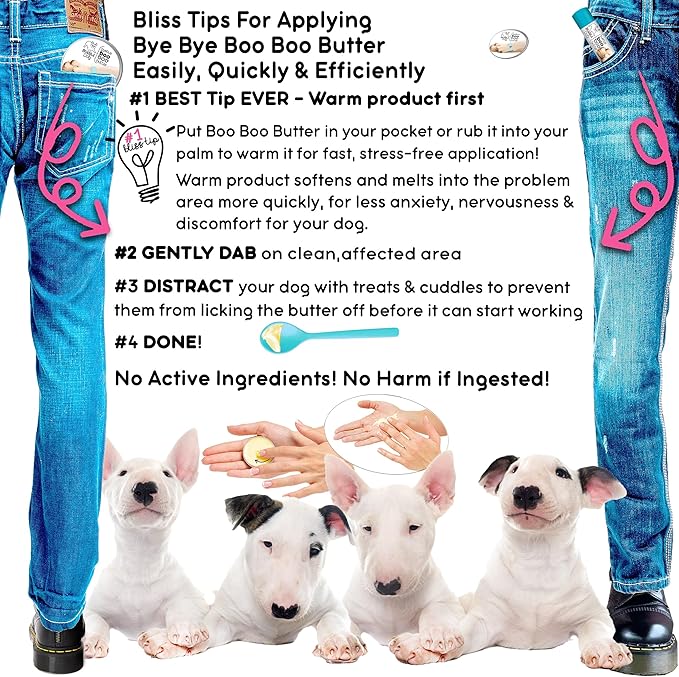 The Blissful Dog Bull Terrier Boo Boo Butter, 16 oz.