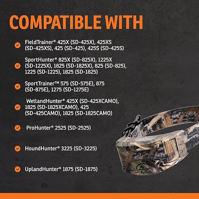 SportDOG WetlandHunter 425X Add-A-Dog Collar - Expandable Training System - Waterproof Static Shock Collar - Quick Charge - Realtree Max-5 Camo