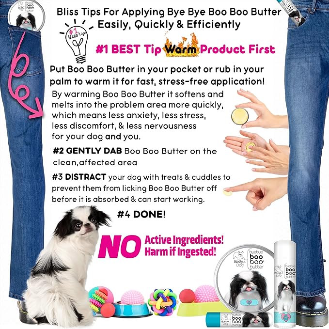 The Blissful Dog BB-JAPANESECHIN-16OZ Japanese Chin Boo Butter, 16 oz.