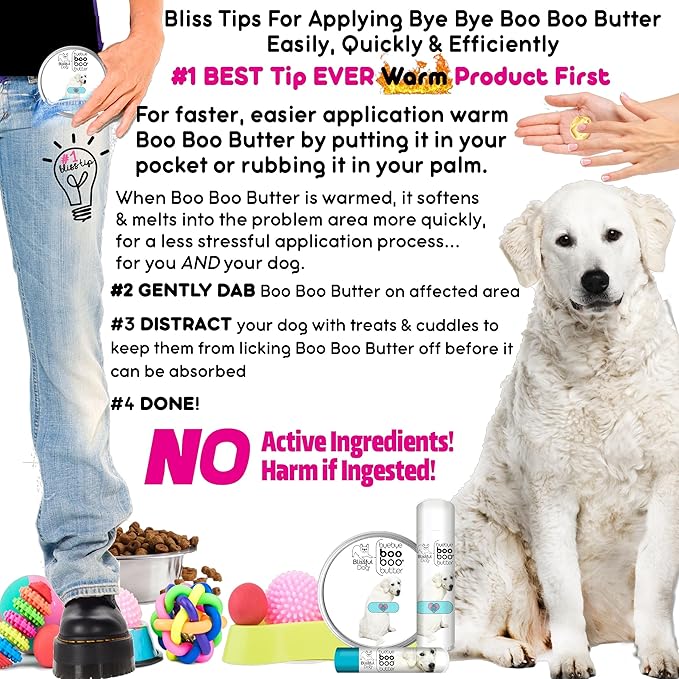 The Blissful Dog Kuvasz Boo Boo Butter, 16 Ounce