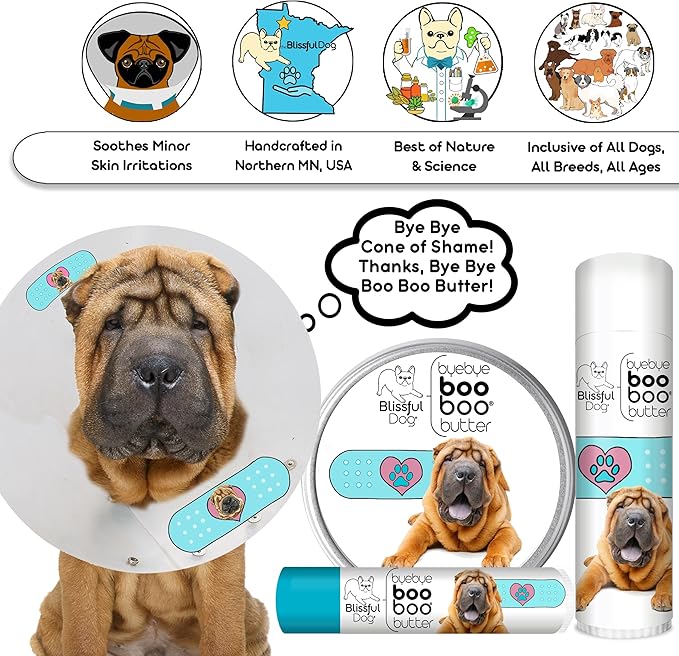 The Blissful Dog 4 oz TIN Chinese Shar Pei Booboo Butter