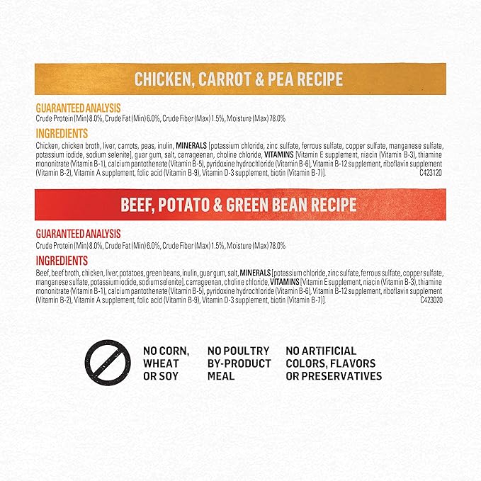 Purina Beyond Chicken, Beef and Cod Ground Entree Grain Free Wet Dog Food Variety Pack - 13 oz. Cans, (Pack of 24)