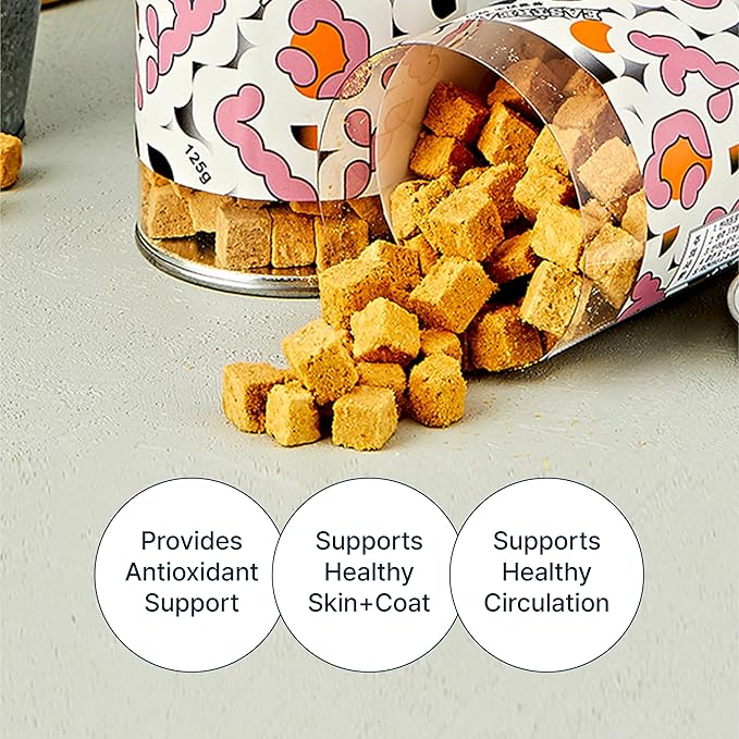 EASTREAT Freeze-Dried Salmon Topper or Treats for Dogs & Cats | Single Ingredient, Wild Caught, Hypoallergenic – 3 Bottles