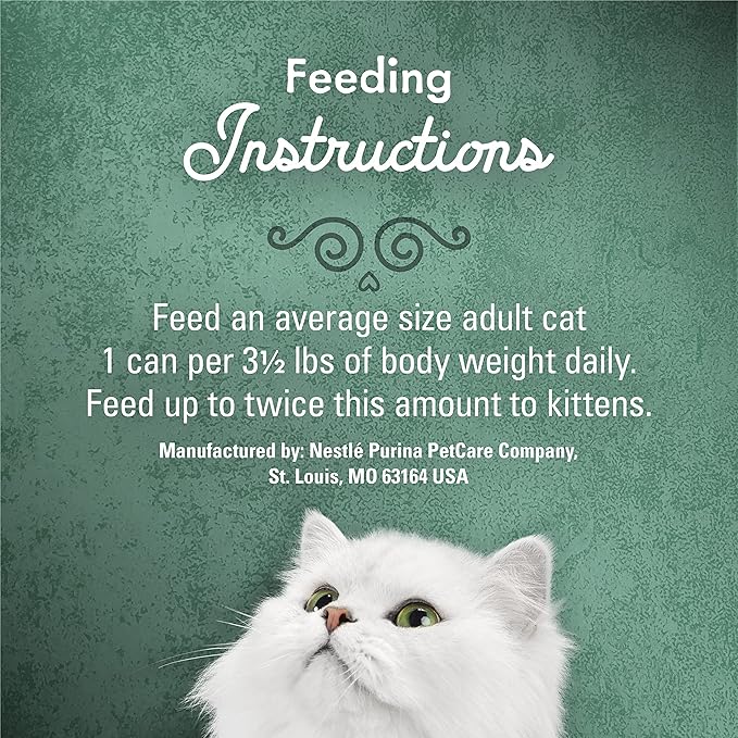Purina Fancy Feast Wet Cat Food, Medleys Shredded Wild Salmon Fare with Spinach in a Savory Cat Food Broth - 3 oz. Can (Pack of 12)