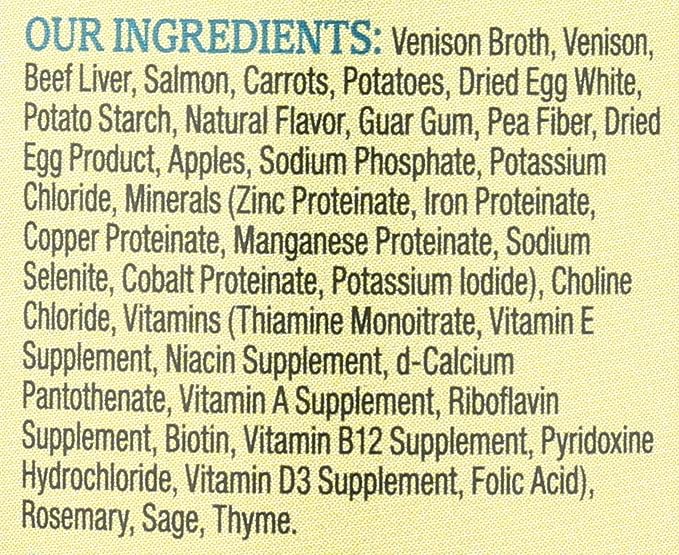 Wellness, Dog Food Can Venison Salmon Stew, 12.5 Ounce