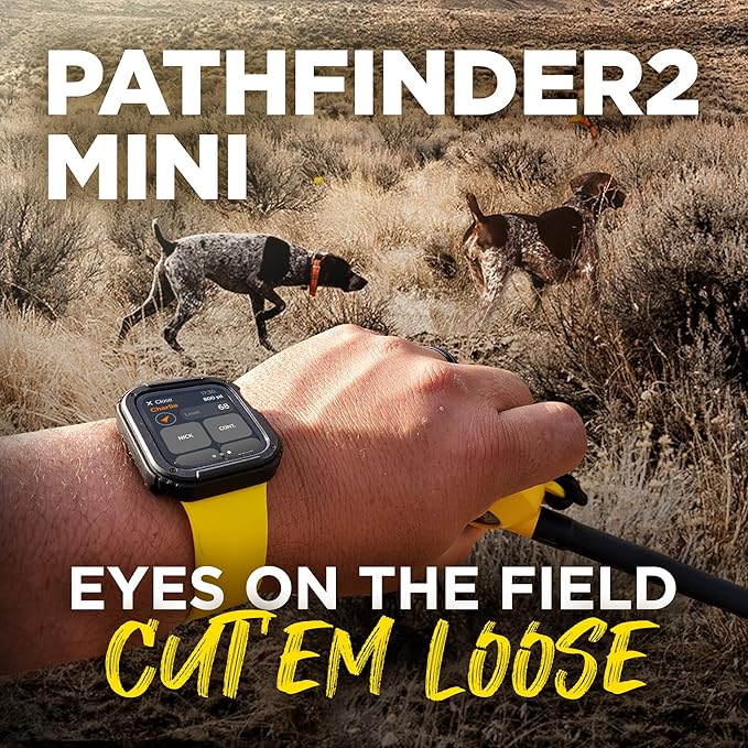 Dogtra PATHFINDER 2 MINI Additional Receiver Dog GPS Tracker e Collar Green LED Light No monthly fees Free App Waterproof Smartwatch control Satellite Real Time tracking long range Smartphone required