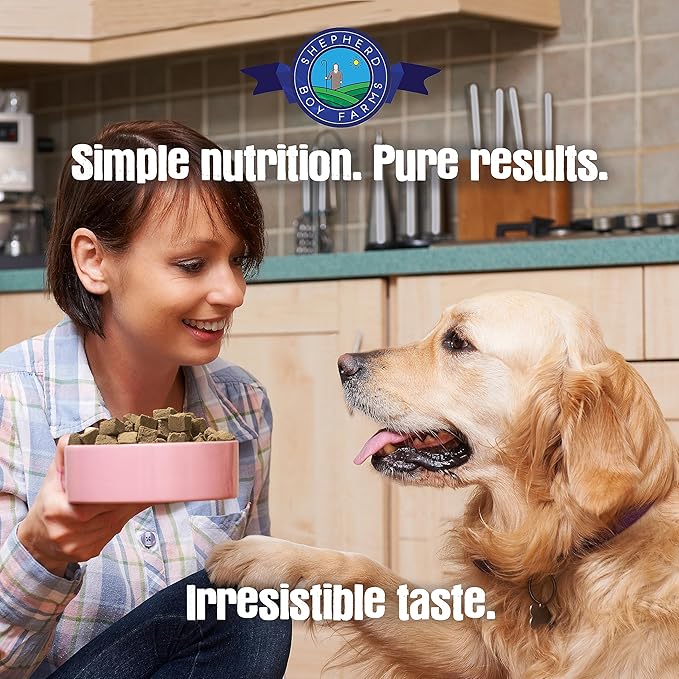 Shepherd Boy Farms Freeze Dried Raw Dog Food, All Natural, No Synthetics, Made in USA with Goat's Milk & Organic Produce, High Protein, Complete Meal (14oz, Beef)