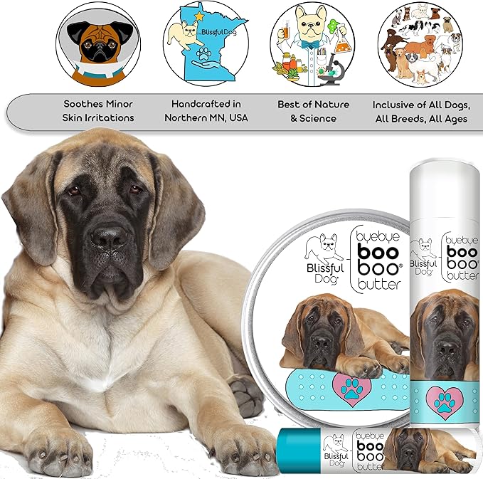 The Blissful Dog BB-MASTIFF-16OZ Mastiff Boo Butter, 16 oz.