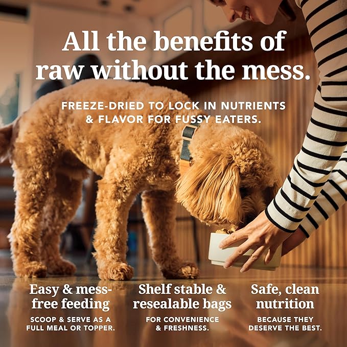 K9 Natural - Grain Free Freeze Dried Dog Food Topper - Lamb & Salmon, 3.5oz