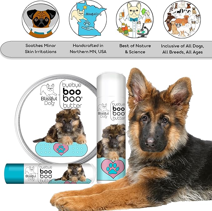 The Blissful Dog .15 oz Tube German Shepherd Booboo Butter