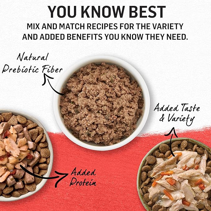 Purina Beyond Chicken, Beef and Cod Ground Entree Grain Free Wet Dog Food Variety Pack - 13 oz. Cans, (Pack of 24)