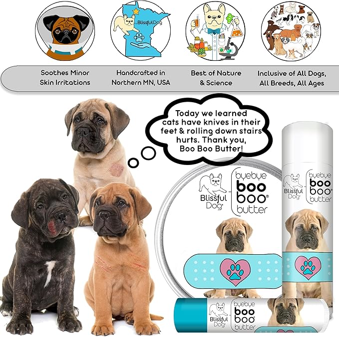 The Blissful Dog BB-BULLMASS-16OZ Bullmastiff Boo Butter, 16 oz.