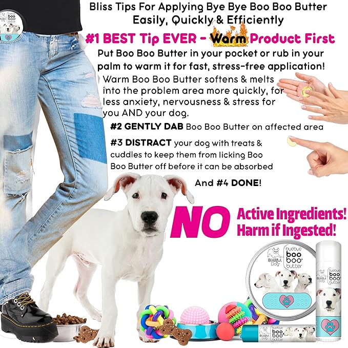 The Blissful Dog Dogo Argentino Boo Boo Butter, 8-Ounce