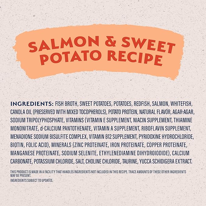 Natural Balance Limited Ingredient Adult Grain-Free Wet Canned Dog Food, Sweet Potato & Salmon Recipe, 13 Ounce (Case of 6)