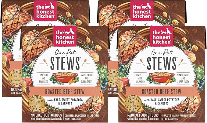 The Honest Kitchen Human Grade Wet Dog Food (Pack of 4)