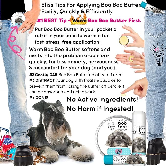 The Blissful Dog BB-SCHNAUZER-16OZ Schnauzer Boo Butter, 16 oz.