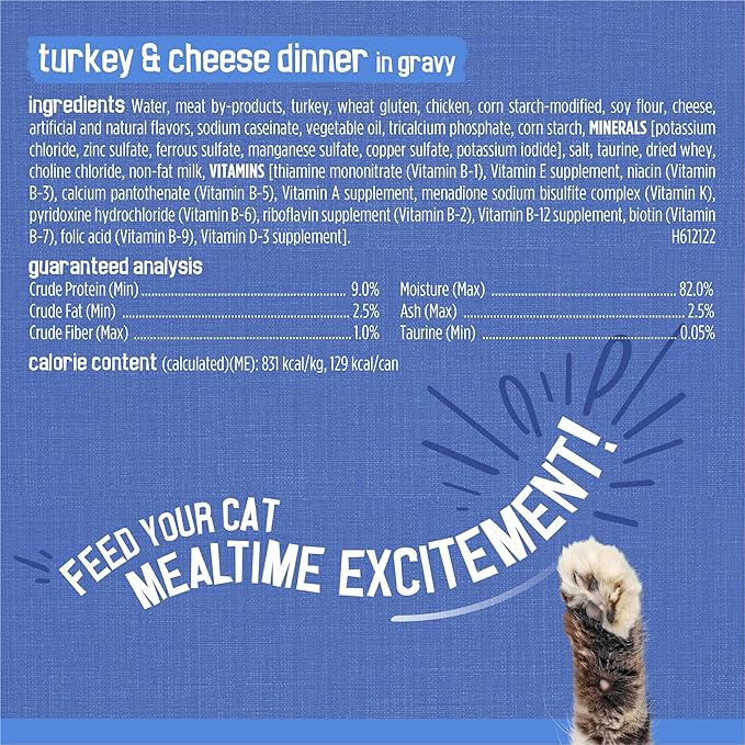 Friskies Wet Cat Food Variety Pack, Shreds Beef Chicken Turkey & Cheese | 48 Pack | 5.5 oz Cans