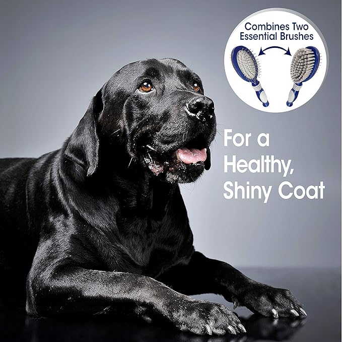 Four Paws Magic Coat Professional Series Grooming Brushes for Dogs & Cats, Trimmers, Nail Clippers & Brushes, Suitable for All Breeds and Coat Types (Pack of 2)