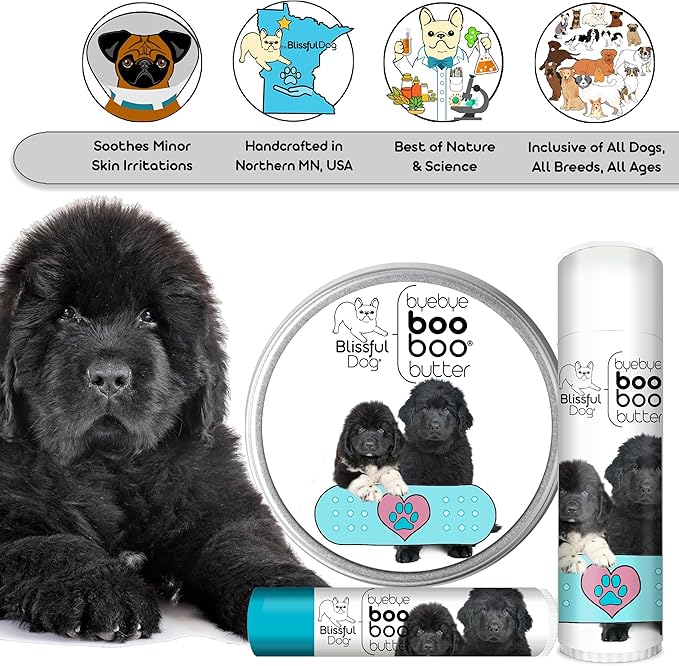 The Blissful Dog 1 oz TIN Newfoundland Booboo Butter