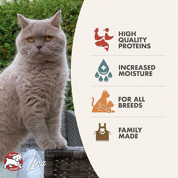Fromm Adult Gold Chicken, Duck, & Salmon Pate Cat Food - Premium Wet Cat Food - Chicken Recipe - Case of (12) 3 oz Cans