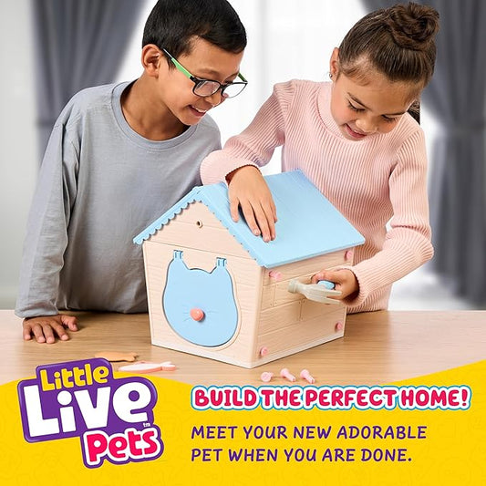 Little Live Pets Cat Figurines for Kids, Interactive Hutch Animal Playset with 25+ Sounds, Outdoor Toys for 5+ Year Old Girls