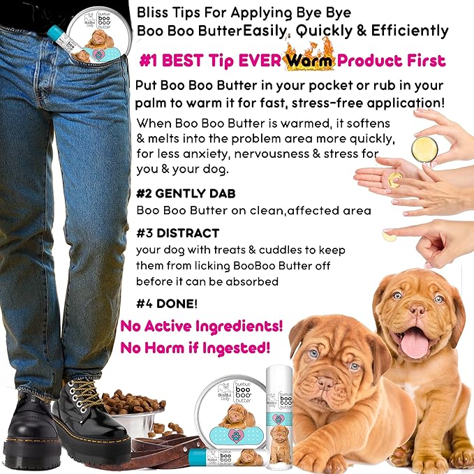 The Blissful Dog Dogue De Bordeaux Boo Butter, 8 oz (BB-8OZ-DDB)