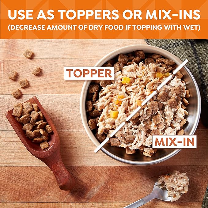 Nature's Recipe Grain Free Wet Dog Food Variety Pack, Chicken Recipes with Beef, Turkey & Lamb in Savory Broth, 2.75 oz. Cups (Pack of 24), 2 Count