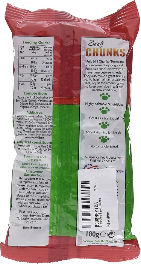Chewdles Moist Chunks Beef 180G