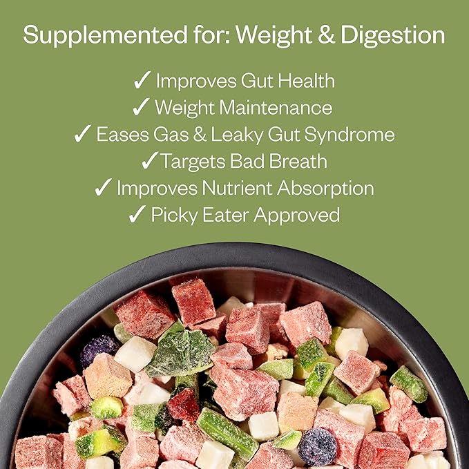 Maev Raw Dog Food, Better Than Freeze Dried Flash Frozen with Lean Beef Protein, Vitamin-Rich Organ Meat in Every Serving, Weight and Digestion Formulation, Adult Dogs, 10 Pounds (2 Packs) White