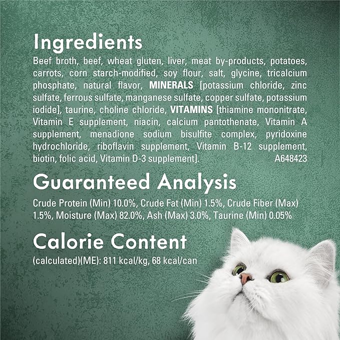 Purina Fancy Feast Medleys Wet Food for Cats Beef Carne Asada Recipe with Potatoes and Carrots in Savory Juices - (Pack of 24) 3 oz. Cans