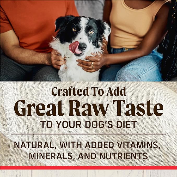 Merrick Healthy Grains Freeze Dried Raw Coated Kibble, Natural High Protein Dog Food, Beef and Brown Rice - 22.0 lb. Bag