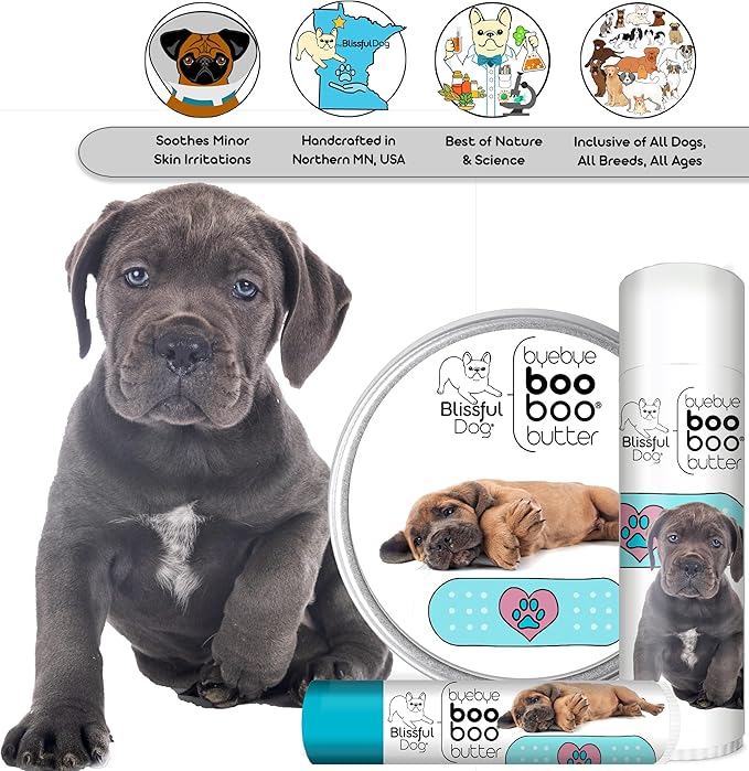 The Blissful Dog Cane Corso Boo Boo Butter, 0.50-Ounce