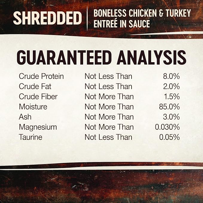 Wellness CORE Signature Selects Shredded Adult Wet Cat Food,Natural,Protein-Rich,Grain Free,2.8 Ounce (Chicken & Turkey),(Pack of 24)