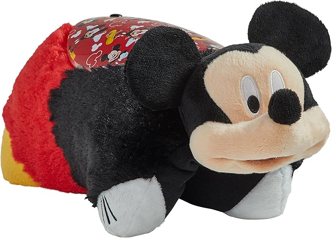 Pillow Pets Disney Mickey Mouse Sleeptime Lite Stuffed Animal Night Light