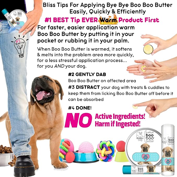 The Blissful Dog BB-BULLMASS-16OZ Bullmastiff Boo Butter, 16 oz.