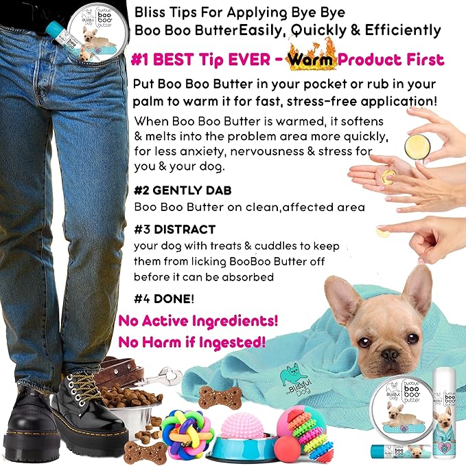 The Blissful Dog All French Bulldog Boo Boo Butter, 16 oz